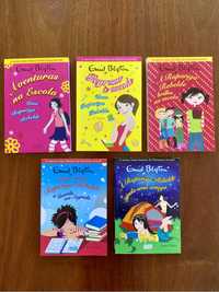 Livros Rapariga Rebelde, Enid Blyton - 1 a 5, PORTES INCLUÍDOS