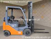 Wózek widłowy TOYOTA 8FGF15 jak nowy, TOYOTA 8FG15 widlak Linde