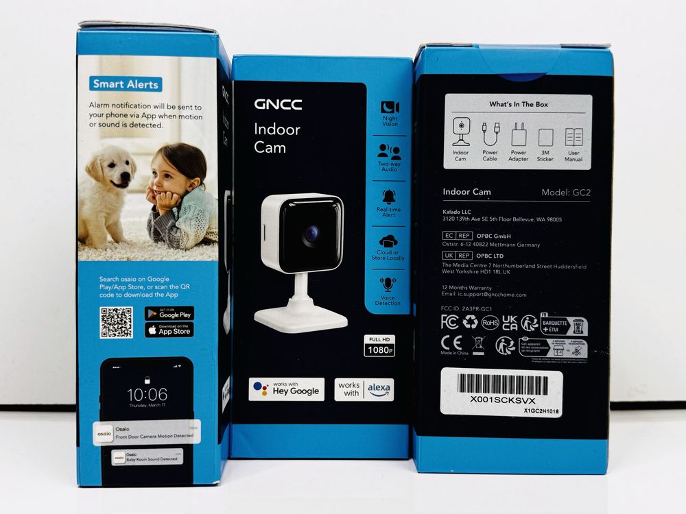 Нова GNCC GC2 Wi-Fi камера безпеки / камера відеоспостереження