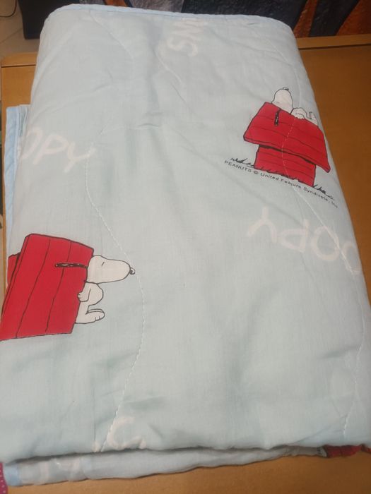 Edredon cama de solteiro do Snoopy