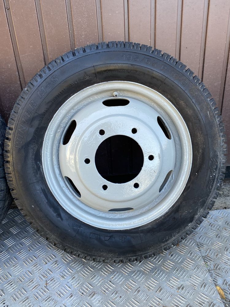 Koła bliźniak z oponami Ford Transit MK6 195/65R16C