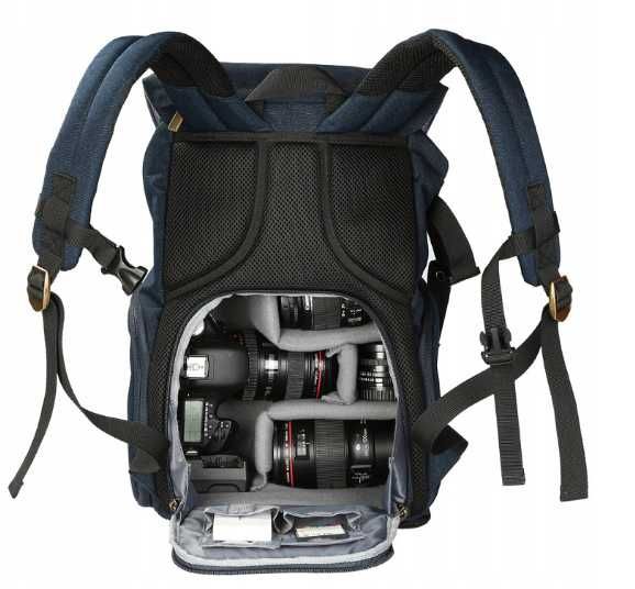 Plecak fotograficzny K&F Concept na aparat kamerę laptopa