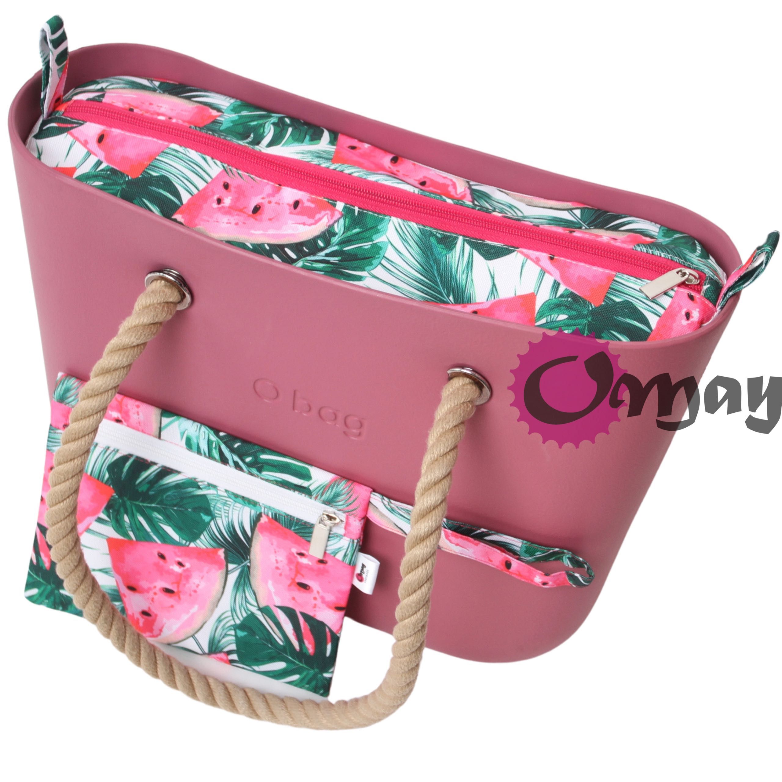 organizer OBAG STANDARD +KOSMETYCZKA arbuzy 2 kieszenie wkład OMAY
