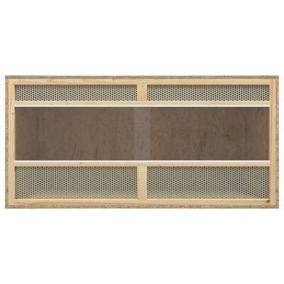 NOVO-  Terrário em derivados de madeira 100x47x47 cm