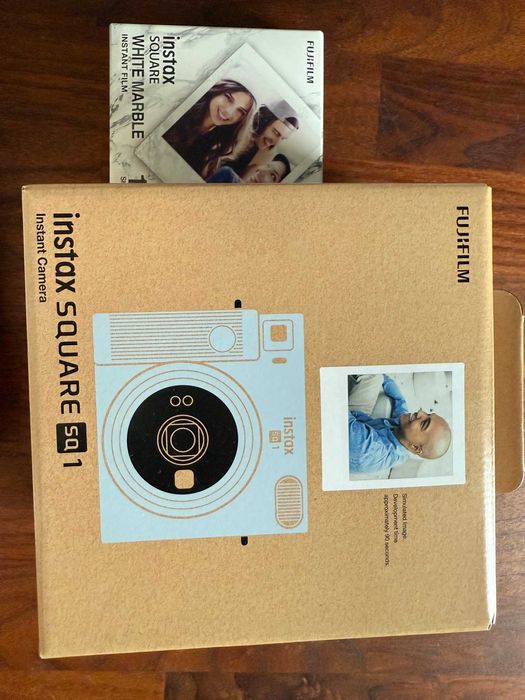 Instax square SQ 1 instant camera niebieski Fujifilm + wkłady