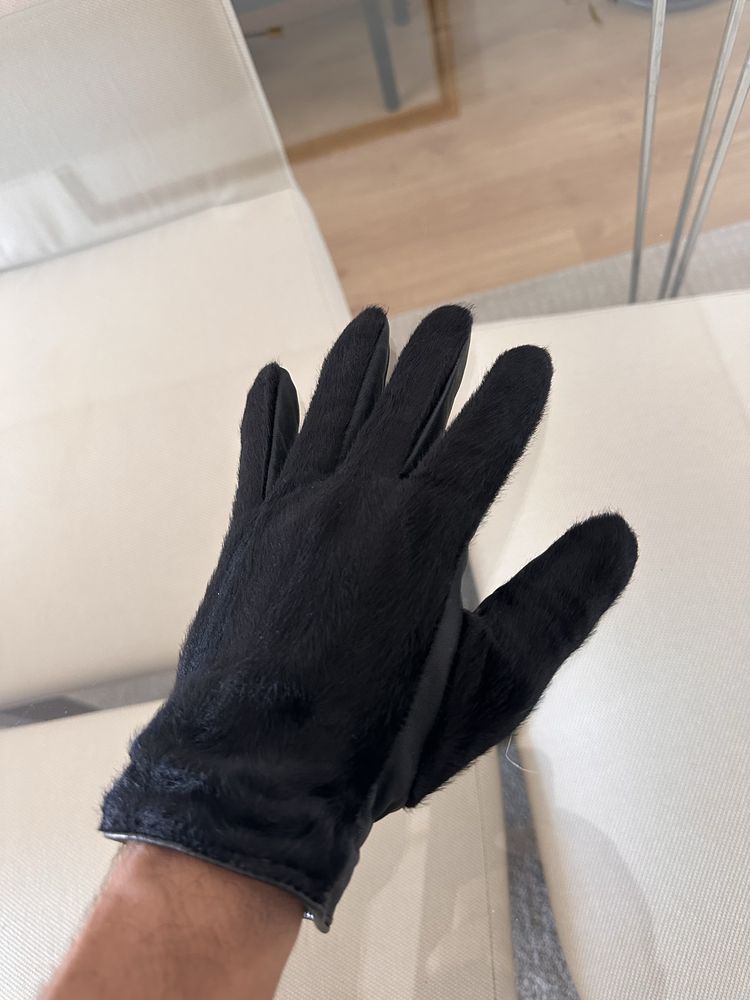 Luvas zara com pelo novas