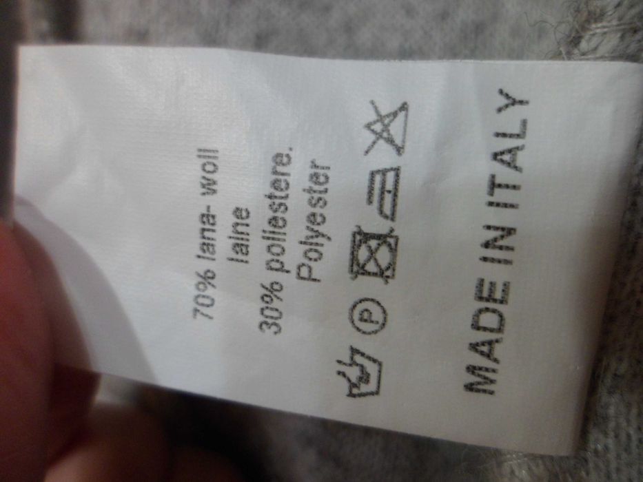 Тепла кофта на змійці, Італія — 70% вовна, стан нової, розмір XL!