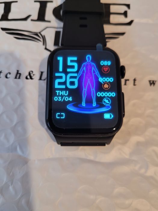 Smartwatch LIEGE E500 ciśnienie ekg glukometr