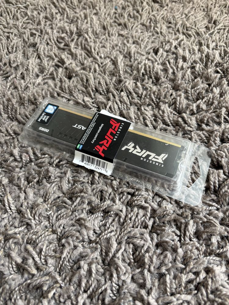 Memória RAM Kingston 1*32GB DDR5 4800MHz Fury Beast Black - CL38-38-38