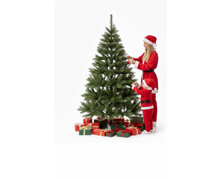 CHOINKA sztuczna Duża Gęsta ŚWIERK KAUKASKI 220 PREMIUM jak żywa