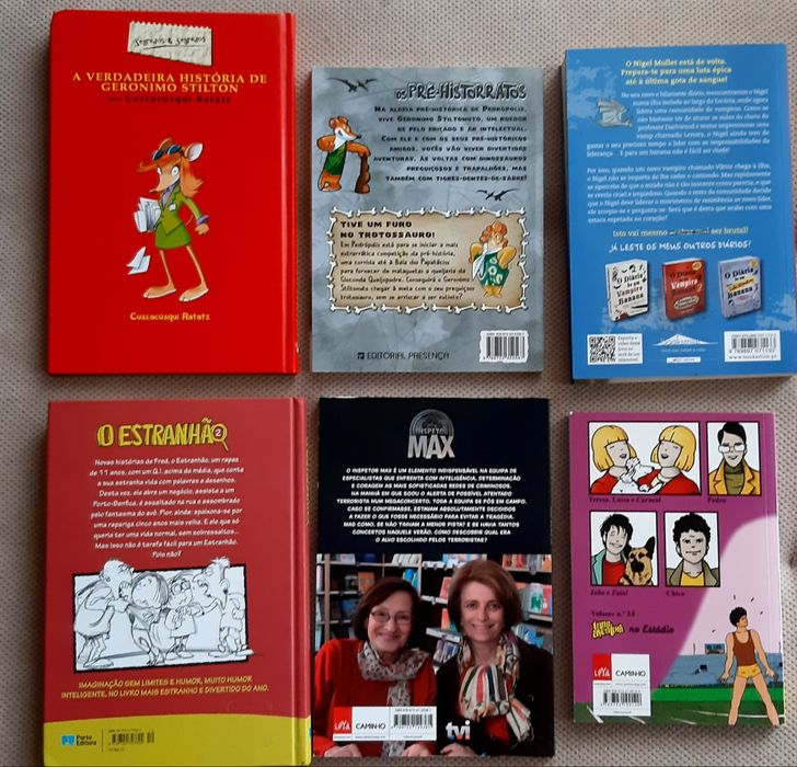 Vários livros para criança