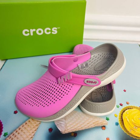 Новинка! Женские крокс Crocs LiteRide 360 Clog Taffy Pink розовые 39