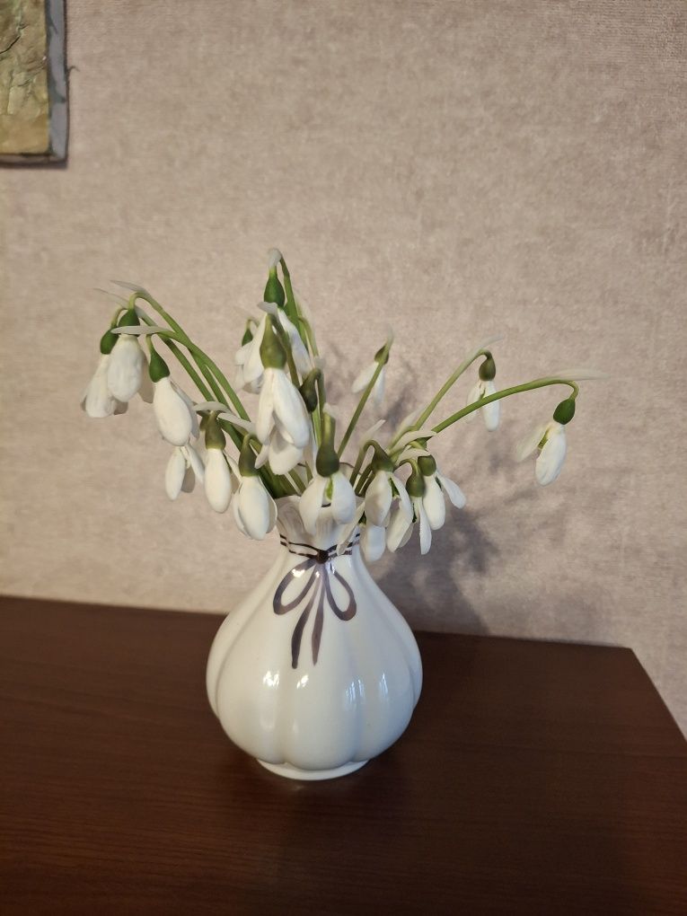Продам подснежники из полимерной глины (холодный фарфор)