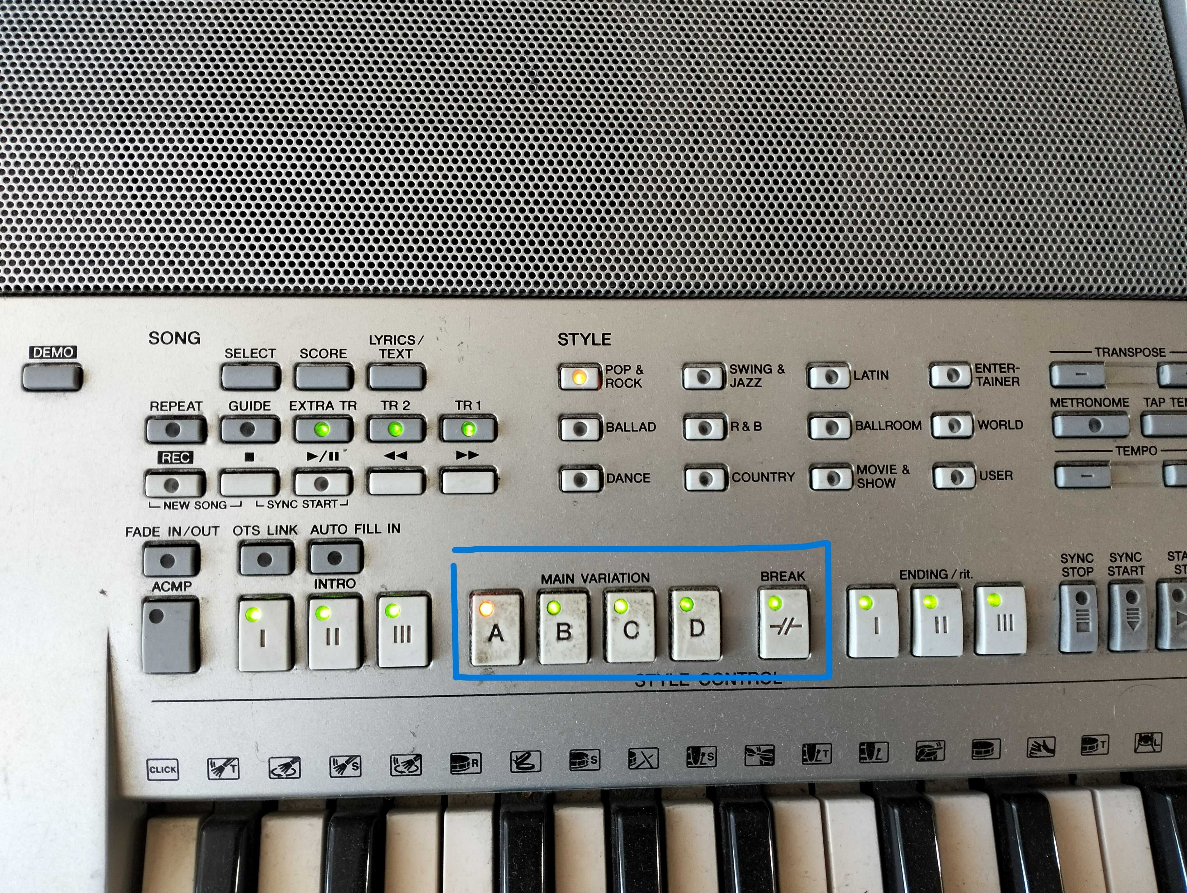 Keyboard Yamaha PSR-S710