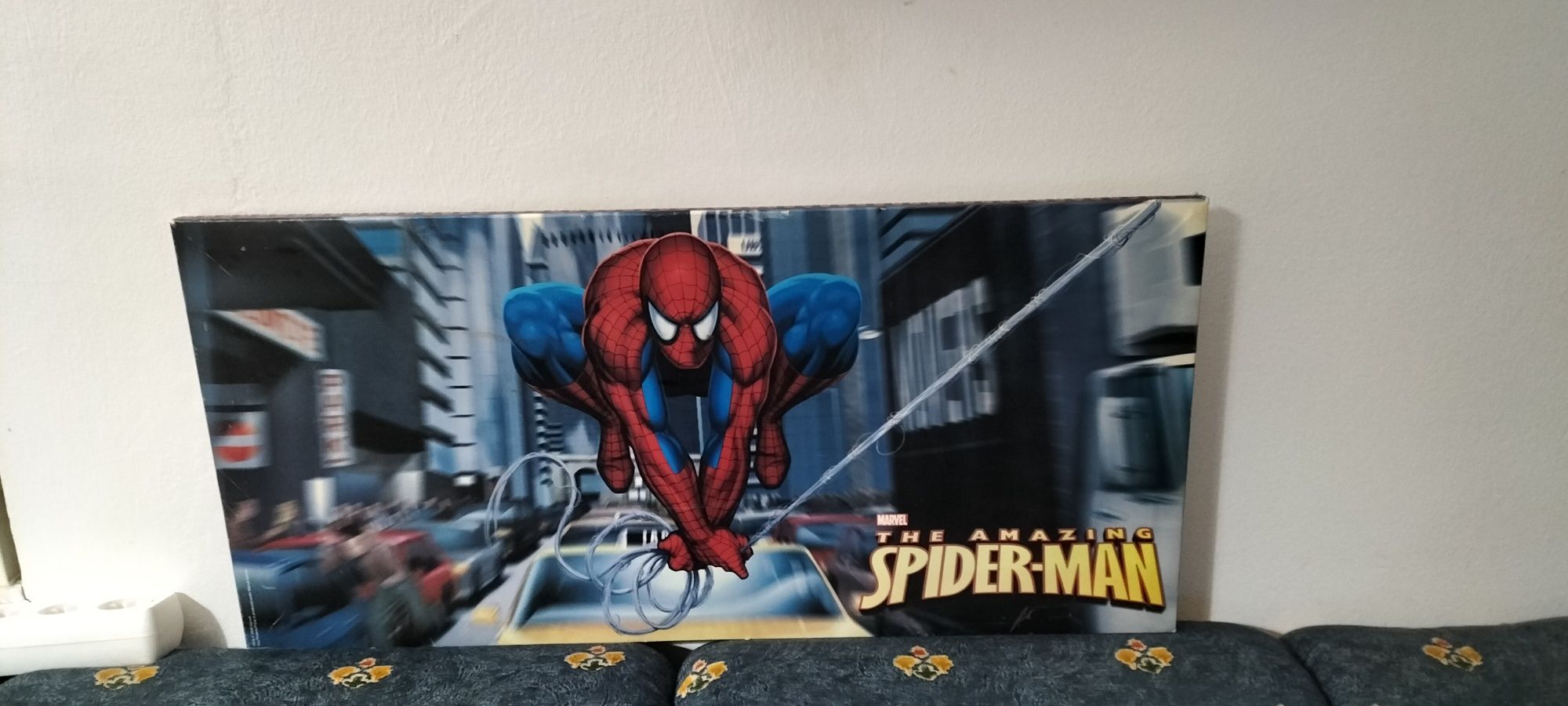 Vendo quadro do Spider-man