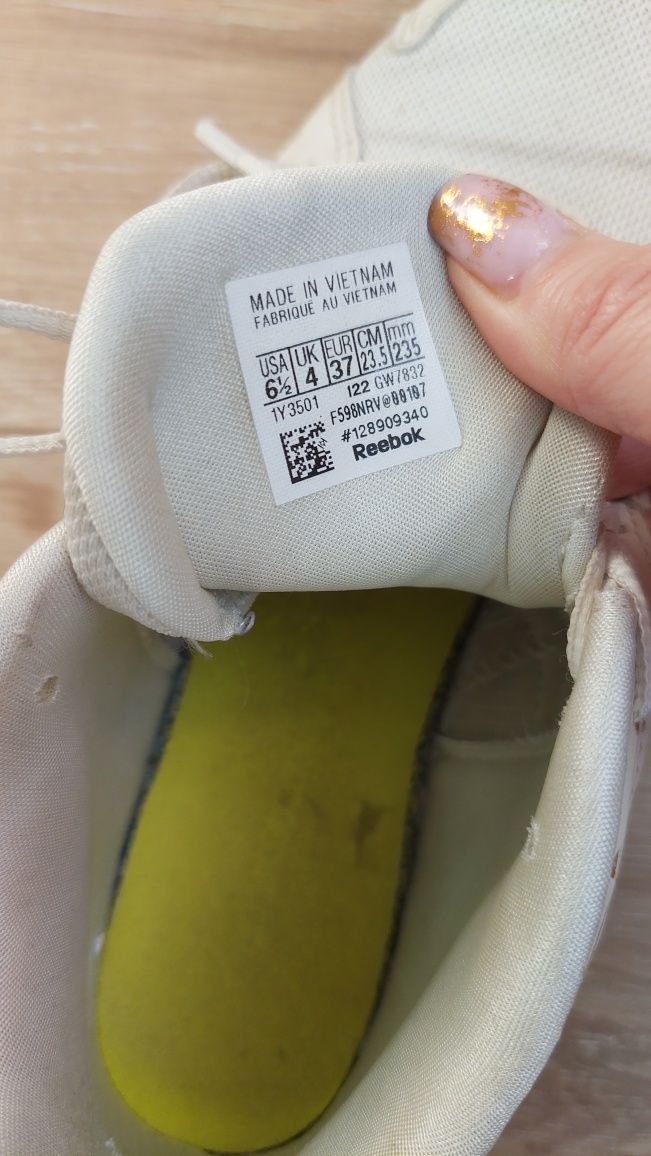 buty damskie sportowe snaekersy Reebok r. 37