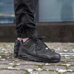 NIKE AIR MAX 90 42 czarne skórzane jak nowe / 100% oryginalne