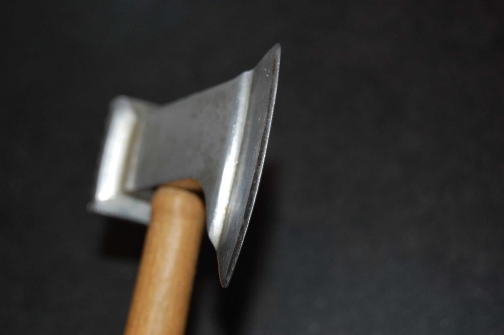 Tasak z tłuczkiem, kuchenny - PRL