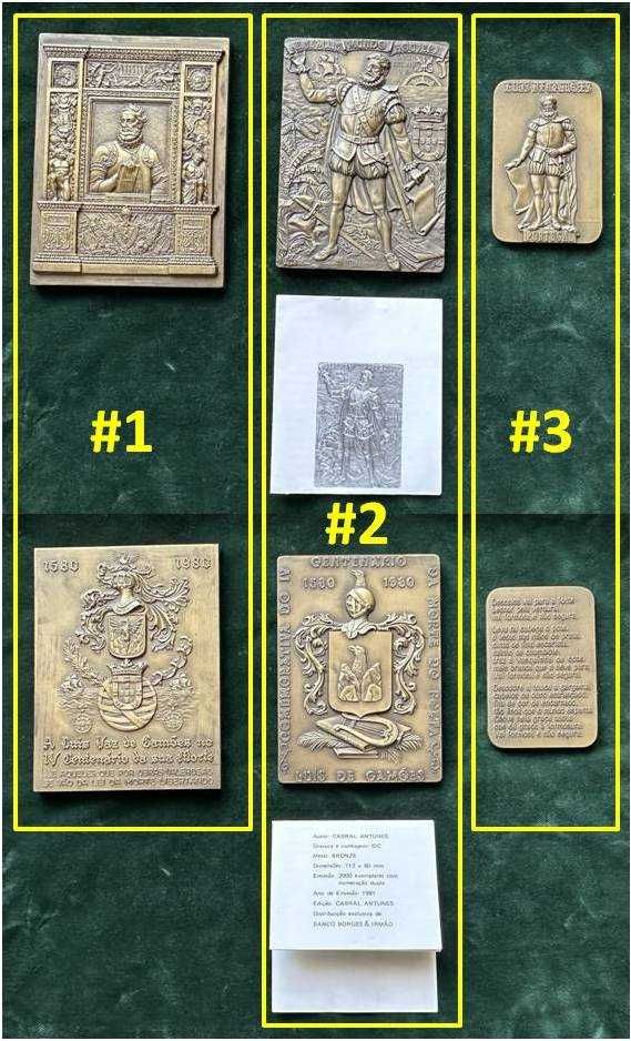 Medalhas Comemorativas - Luis de Camões (Cabral Antunes)