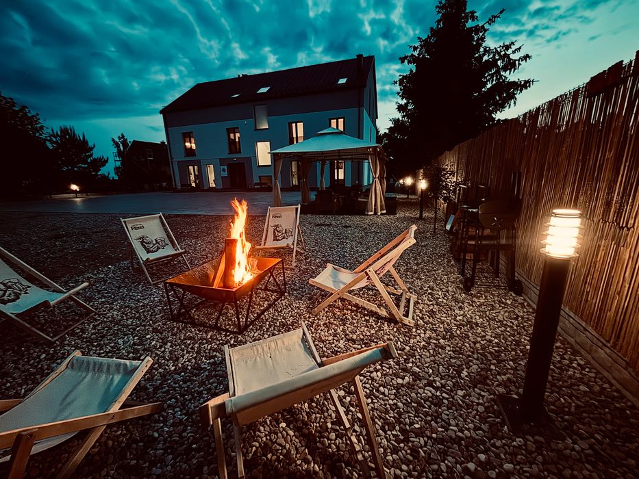 Apartament nad jeziorem z balią, balia, domek