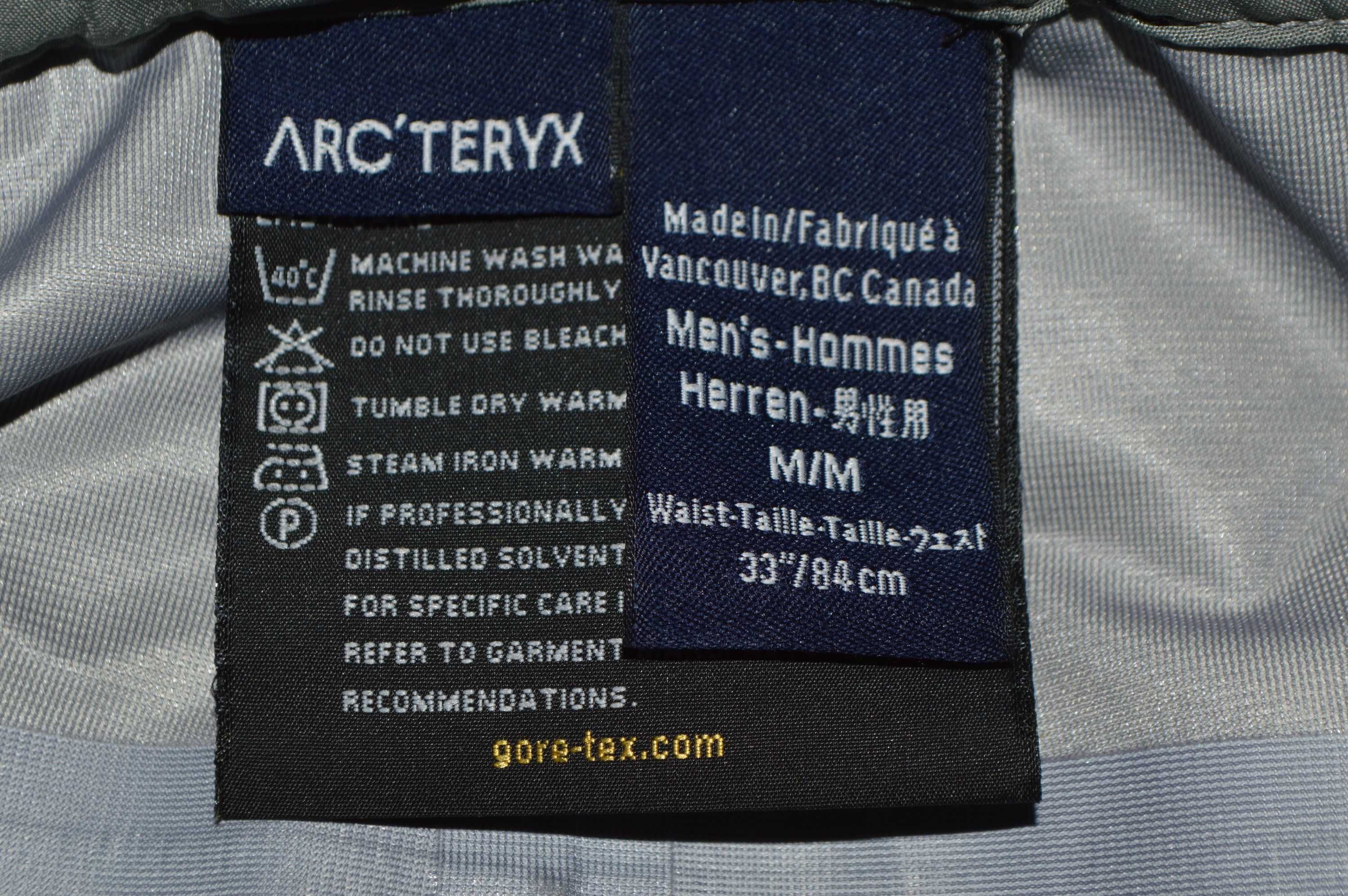 Arc'teryx Vintage GORETEX Belted Men's Pro Shell Snow Pants