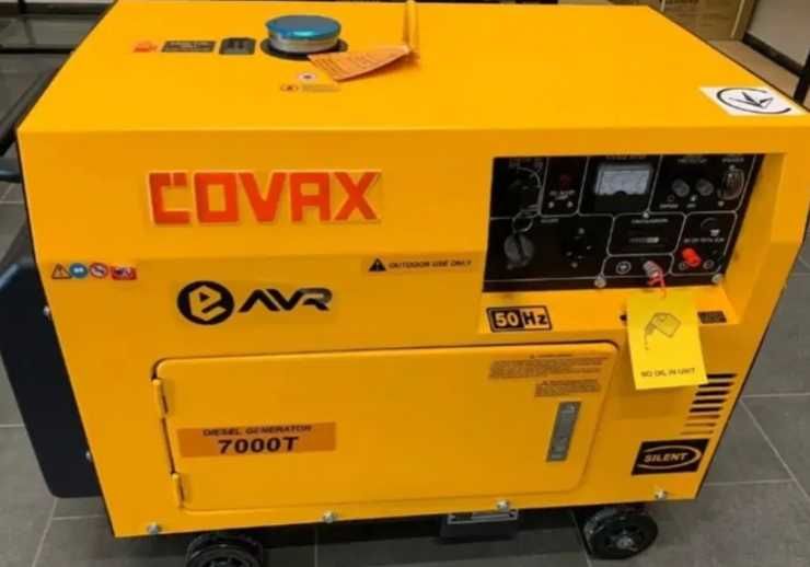 генератор дизельний Covax 7000T AVR мідна обмотка електростарт новий