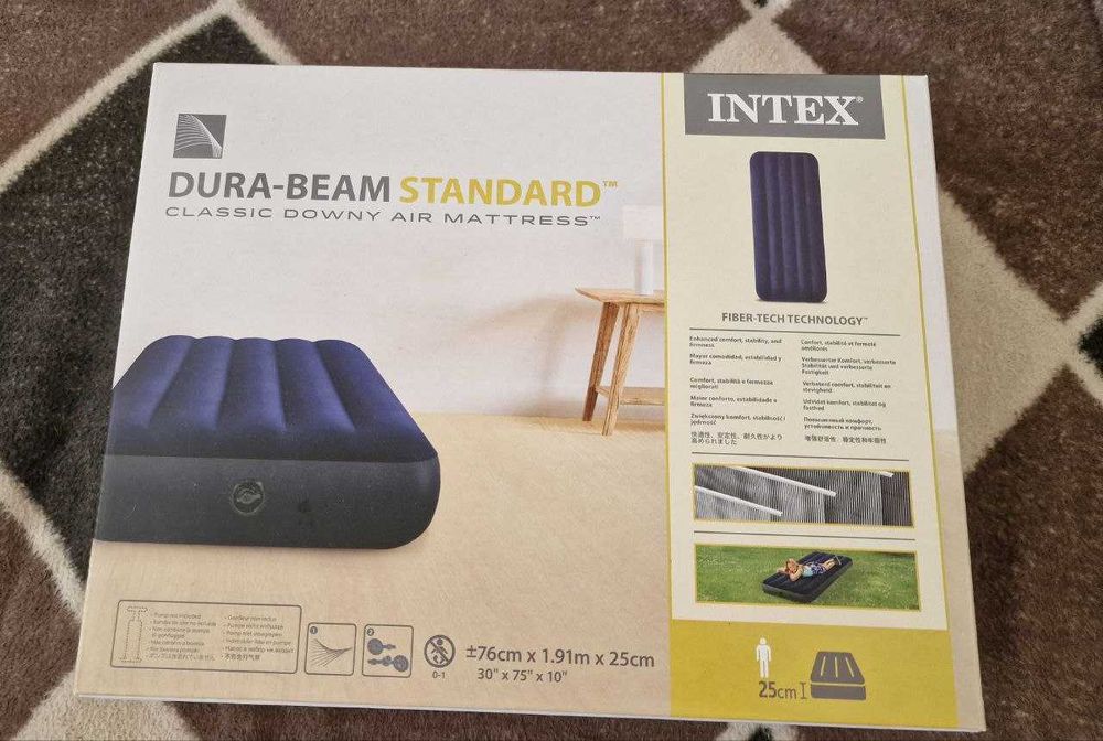 Шикарный одноместный надувной матрас