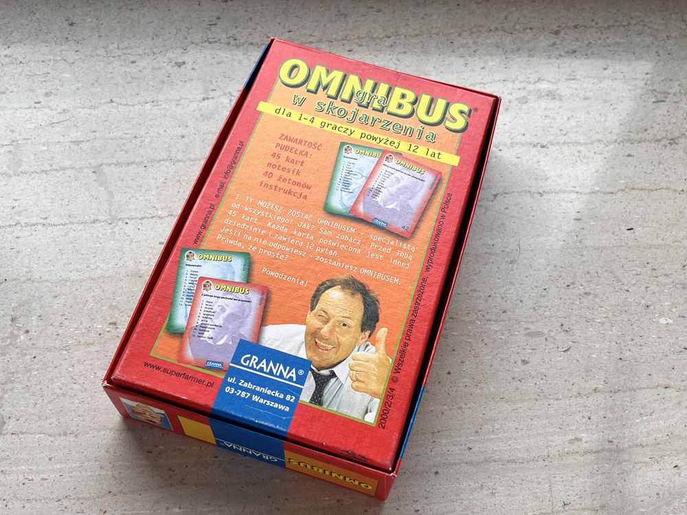 Omnibus - Gra w skojarzenia (Stan bardzo dobry)