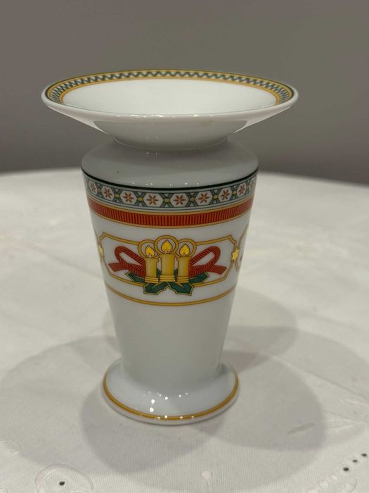 Świecznik świąteczny, porcelana Hutschenreuther Germany.