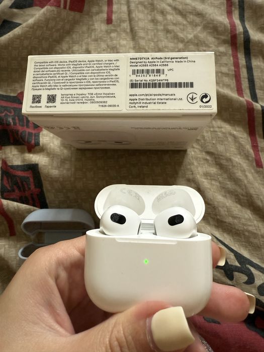 Наушники Apple AirPods 3 ОФИЦИАЛЬНЫЕ ! Оригинал!