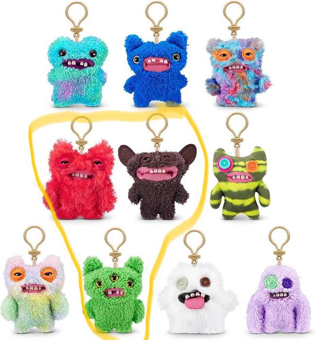 Мягкие игрушки монстры фаглеры фуглеры Fuggler Misfit Monsters брелок