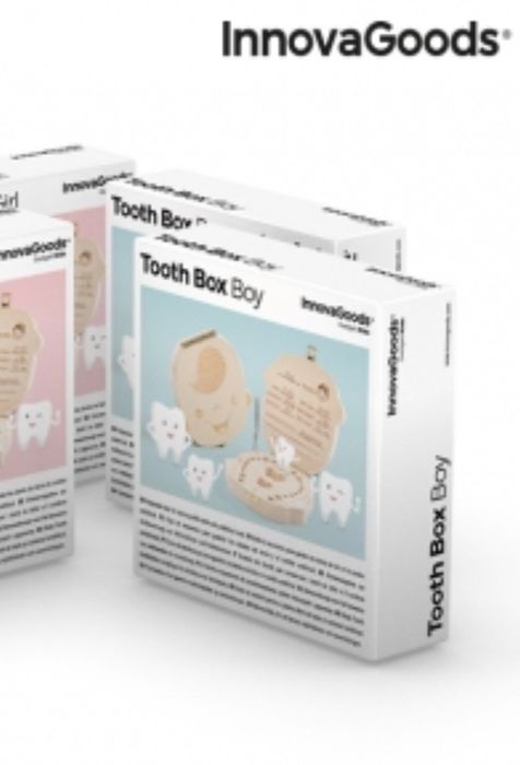 Caixa para guardar dentes do seu bebe