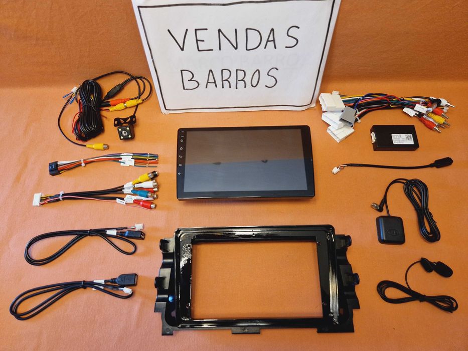 (NOVO) Rádio 2DIN 9"• Nissan MICRA K14 • Android [4+32GB]