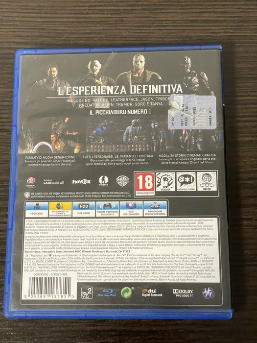 Ігра на playstation 4 [Mortal combat XL]