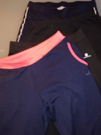 5 pares de calças de desporto - menina 	Várias marcas	Como novas!!