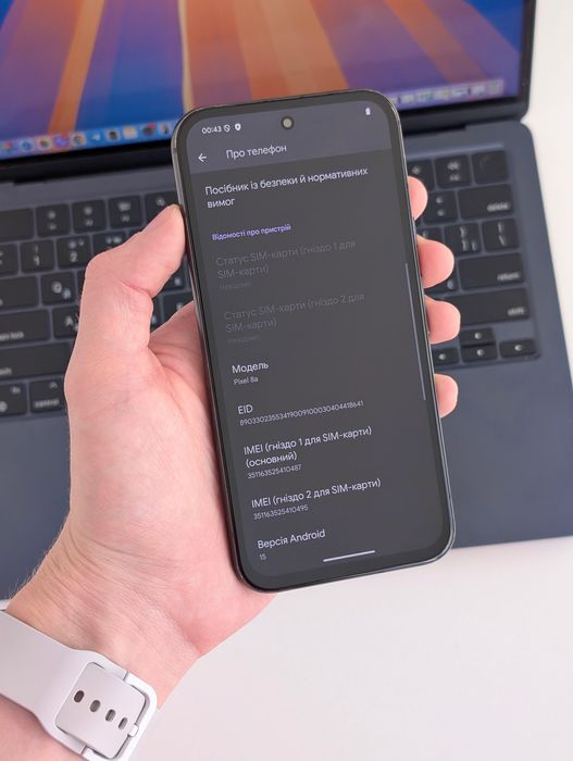 Google Pixel 8a 256Gb Obsidian Neverlock | Гугл Піксель 8а Неверлок
