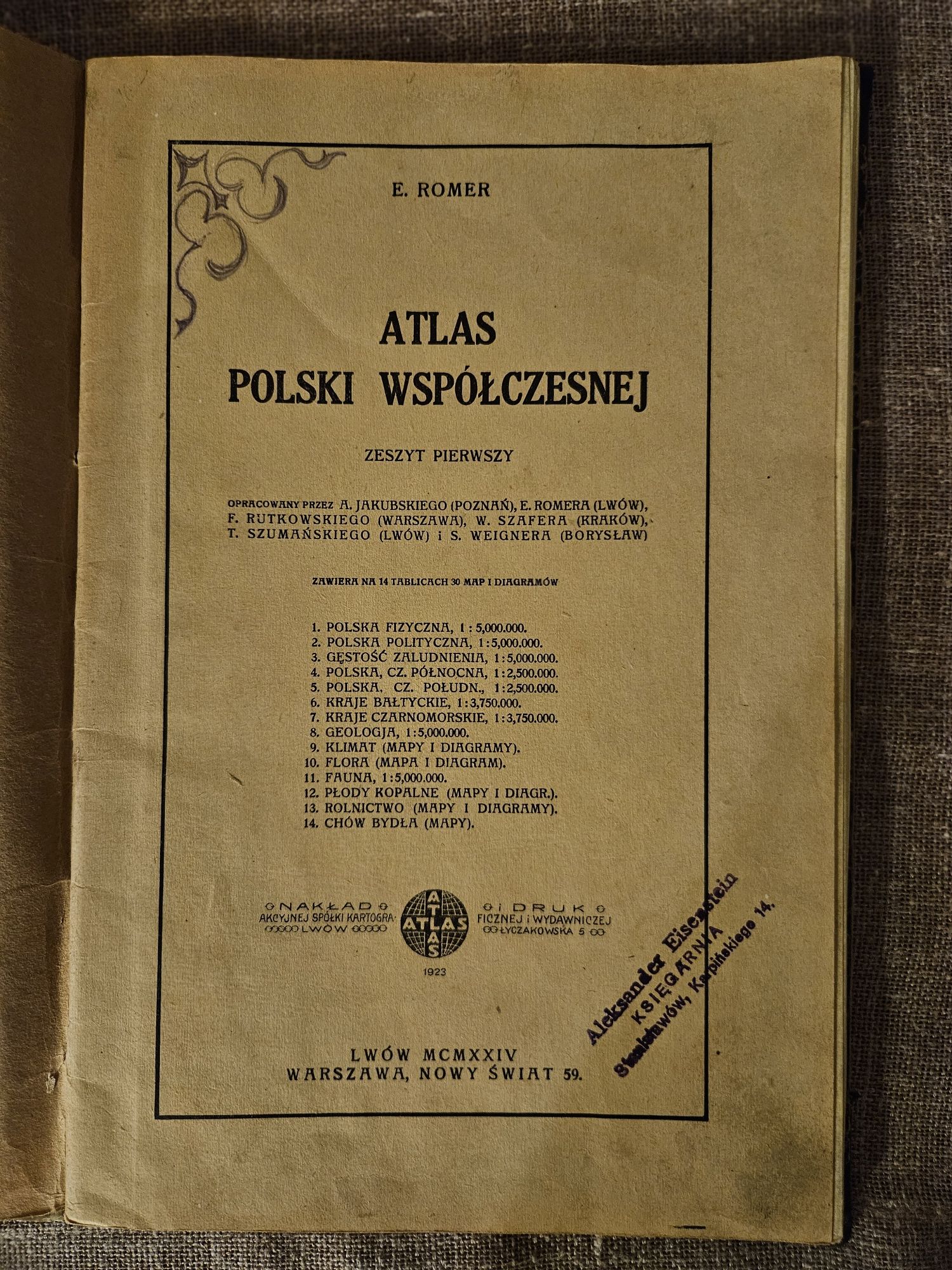 Atlas Polski 1923r