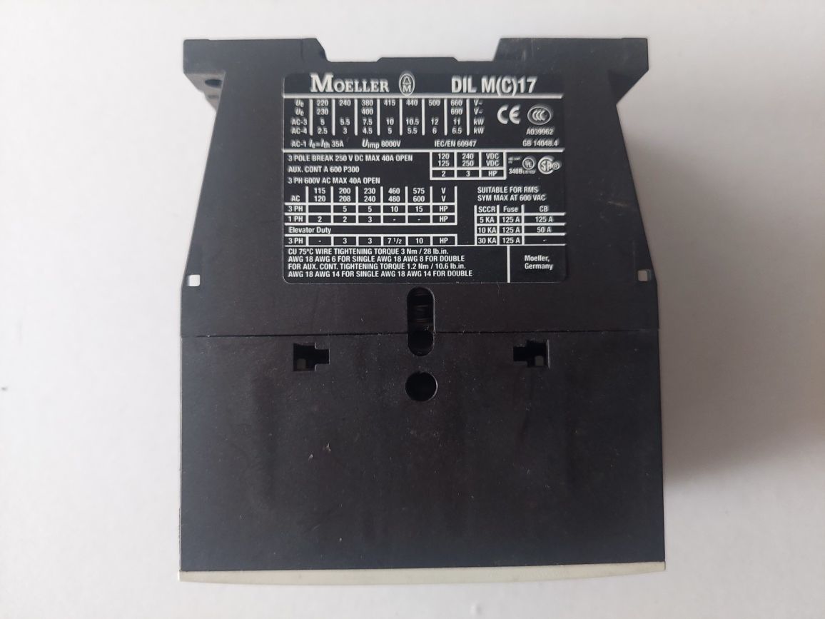 Moeller  DIL M 17-10 stycznik mocy FV