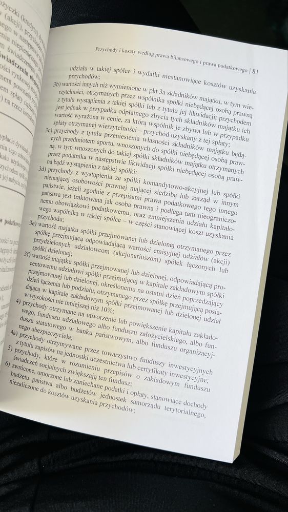 Rachunkowość podatkowa analiza w zakresie CIT
