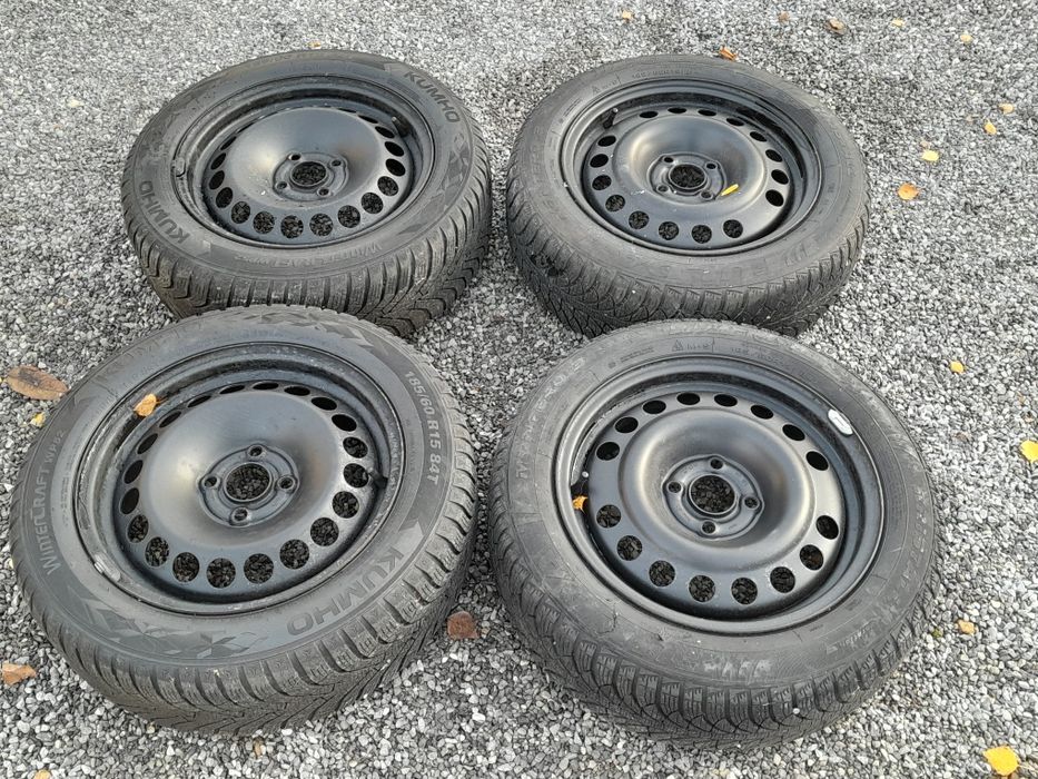 Koła opony zimowe 15  4x100 et 43 opel