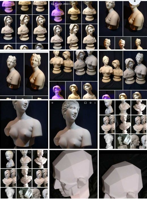 Гіпсовий бюст Афродіта, гипсовый бюст Афродита Венера