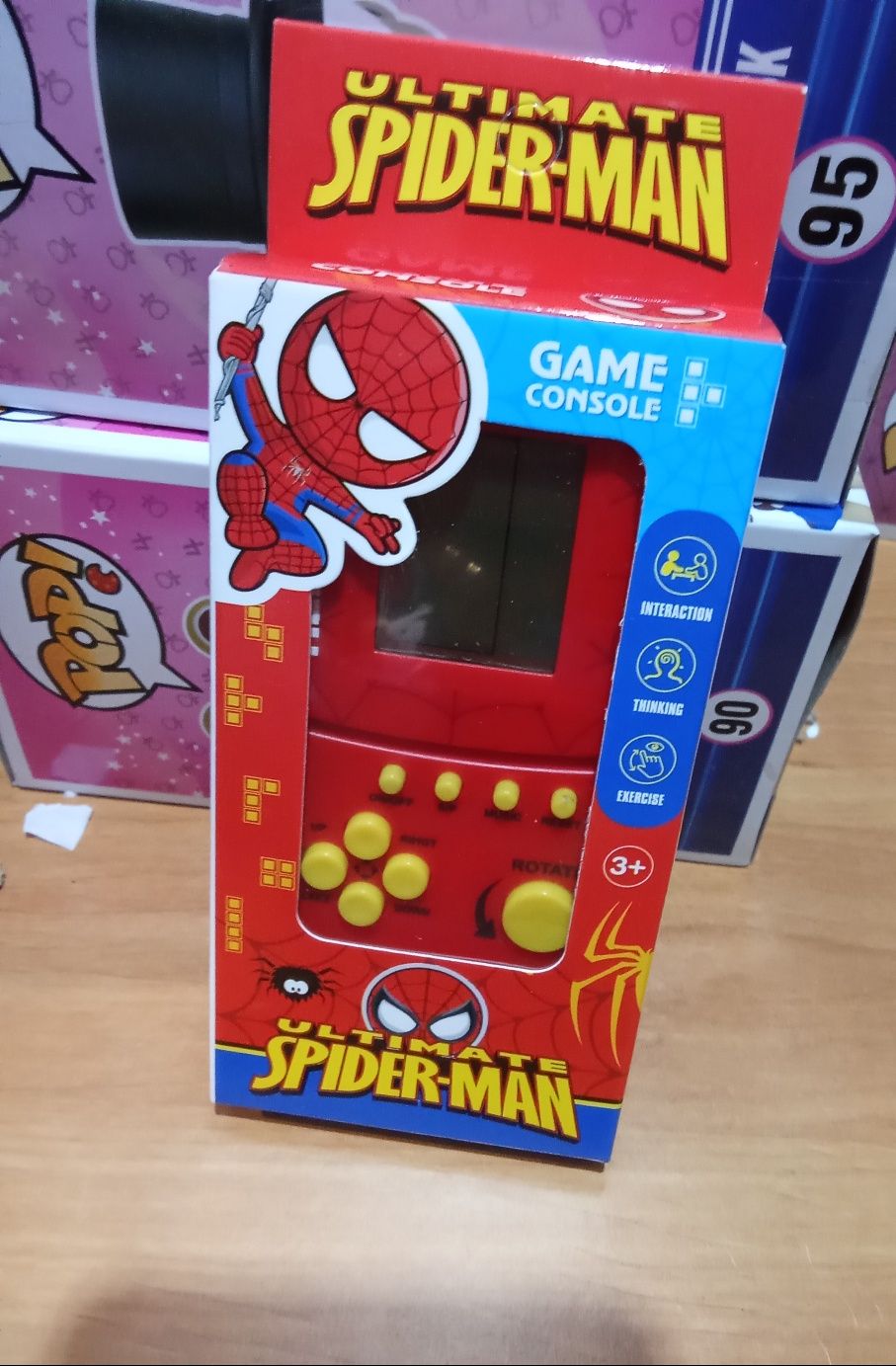 Brickgame spiderman nova em caixa