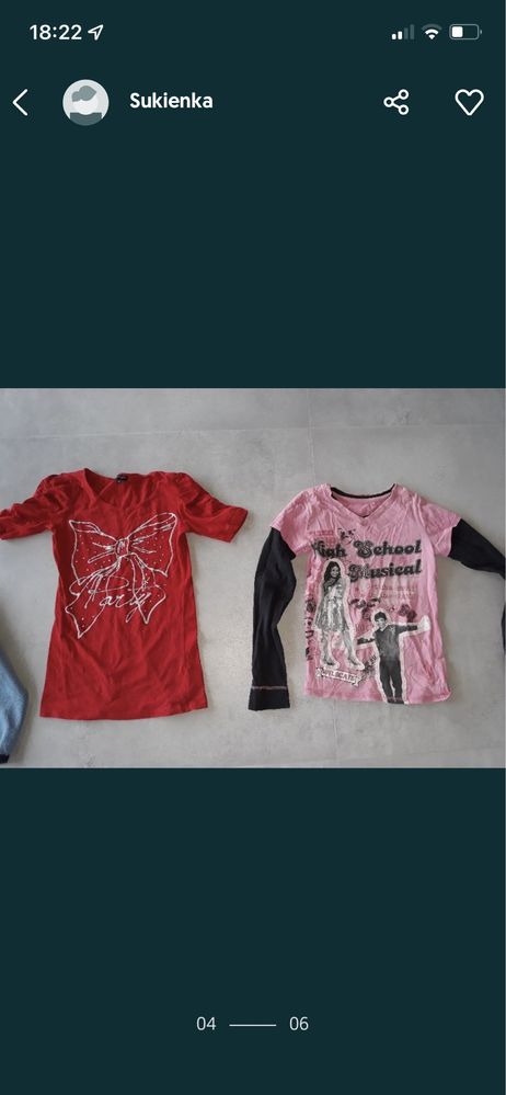 Giga paka markowy zestaw odzieży dla dziewczynki 8-10 lat