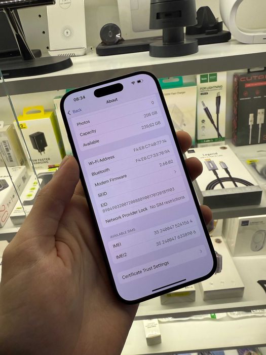 iPhone 15 Pro 256gb Blue Titanium