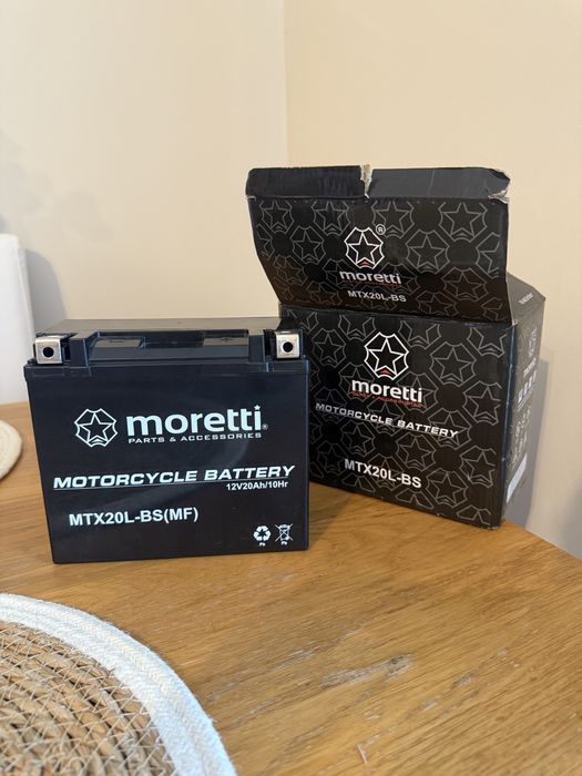 Akumulator Moretti AGM (Gel) MTX20L-BS
