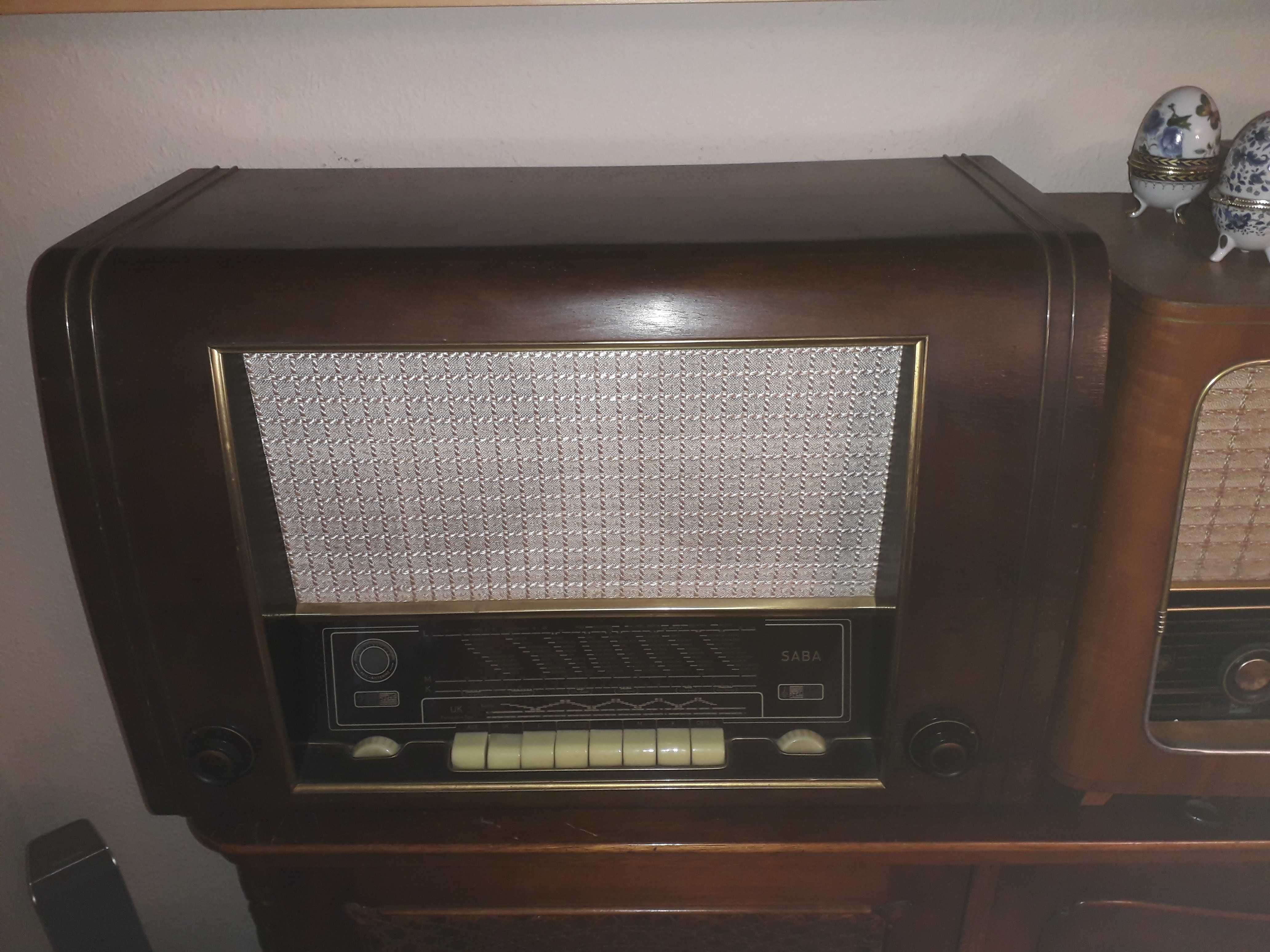 Stare radio lampowe Saba Freiburg W3 rok 1953-54