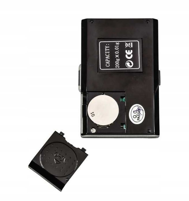 Waga Jubilerska Elektroniczna LCD Karty Talia Precyzyjna 0,01G 200G