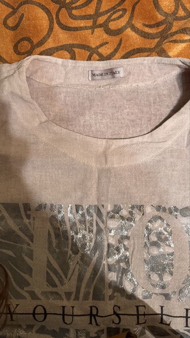 Блуза натуральна (льон+бавовна) XXL