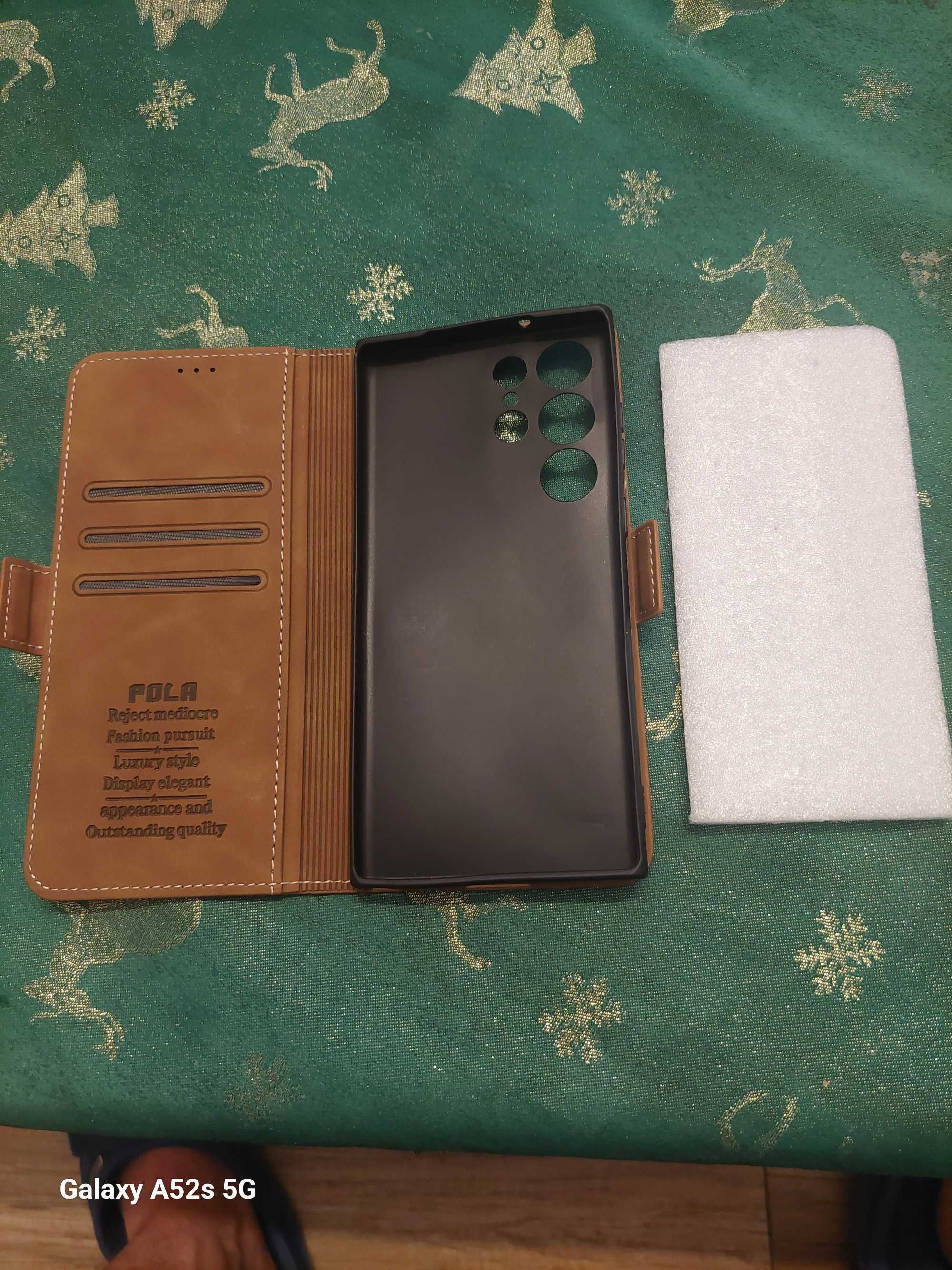 Skórzane etui z klapka Samsung Galaxy S23 Ultra