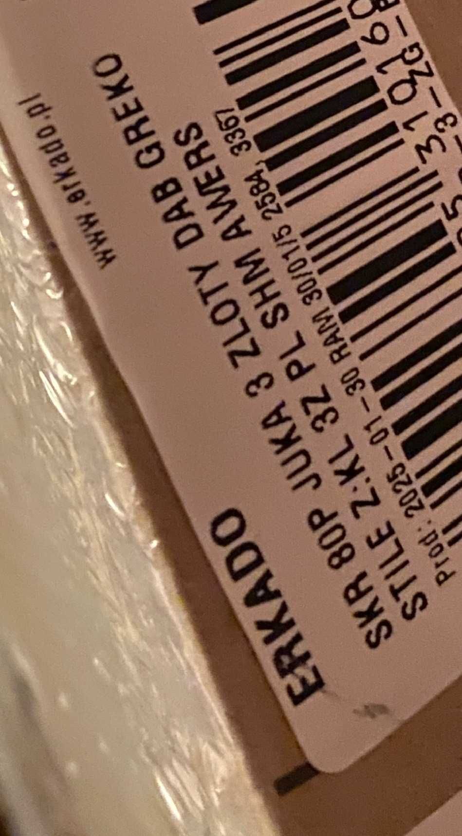 Drzwi ERKADO Juka 3 Greko Stile Złoty Dąb 80 Prawe NOWE